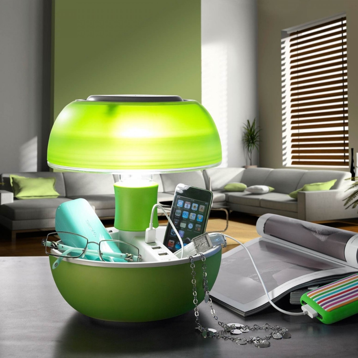 Lampada da Tavolo Solare,2in1 Ricarica Solare e Ricarica USB Portatile Lampade da Tavolo da Esterni con Telecomando,Dimmerabile 8 Colore Lampada Solare da Tavolo per Giardino Balcone (grigio