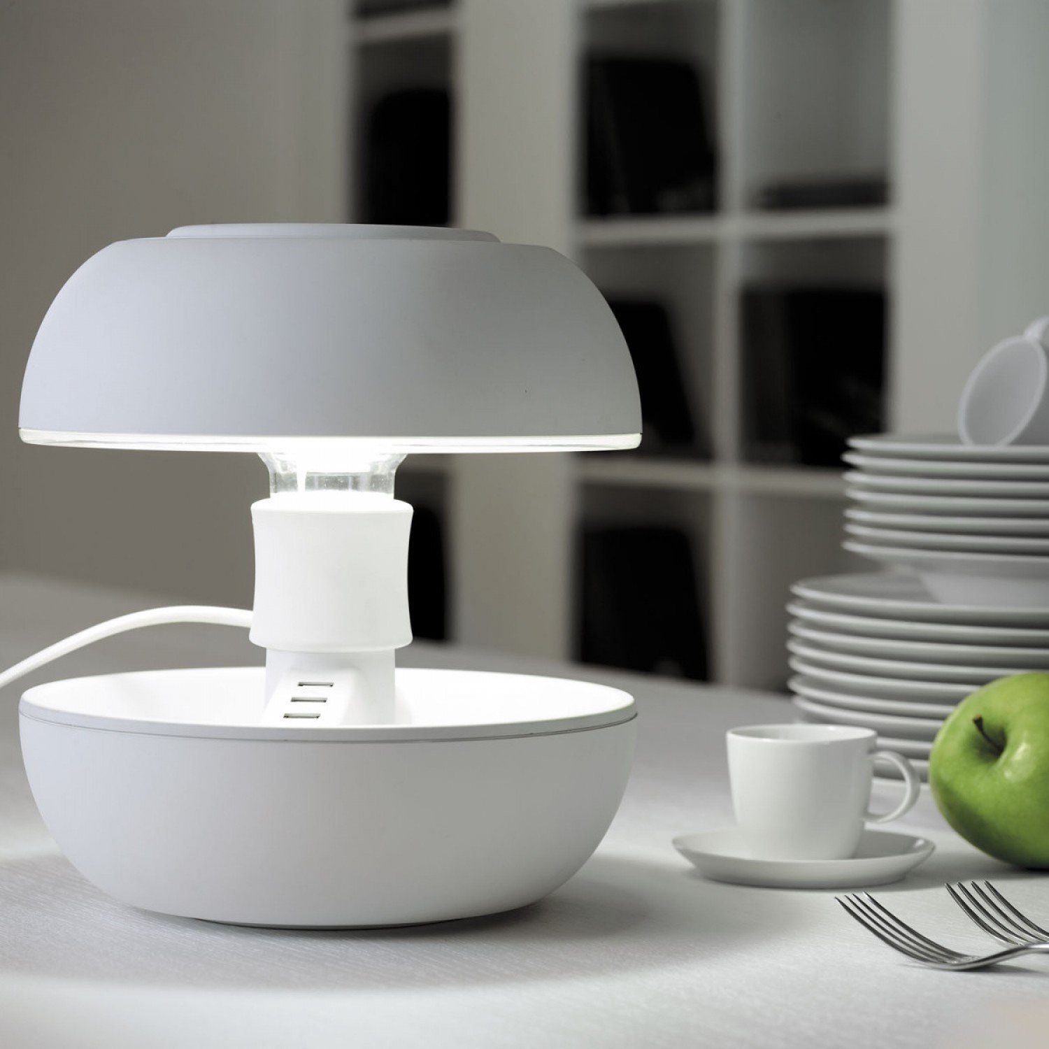 Lampada Da Tavolo Led Touch Dory Bianca RGB 4W Portatile A Batteria Ricaricabile Usb Aigostar