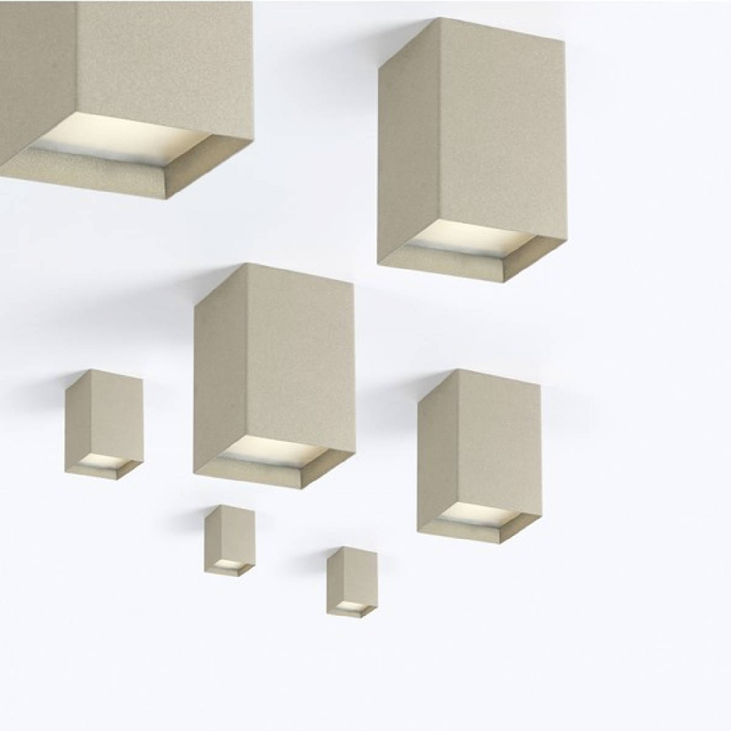 Lampada A Plafone Di Forma Cubica In Metallo Verniciato 1 Luce 4 5w A Led 380lm 3000 K Dimmerabile Pierlux Illuminazione