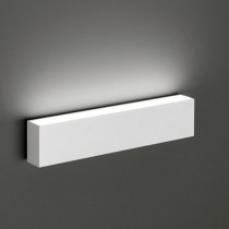 Applique LED 11W 1350lm dal design moderno con struttura in metallo verniciato bianco. Tonalità luce 3000K