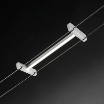 ELEMENTO PER TESATA LINEARE CON FINITURA DI COLORE BIANCO, LUCE A LED 9W ( 620lm - 3000K°) 