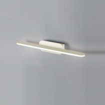 Lampada da parete in metallo verniciato e policarbonato, 2 luce 15W a LED ( 3000Lm, 3000°K ) monoemissione