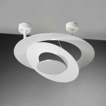 Plafoniera LED 20W 2000Lm dal design moderno con struttura in metallo verniciato disponibile in diverse finiture e in tonalità luce 3000°K