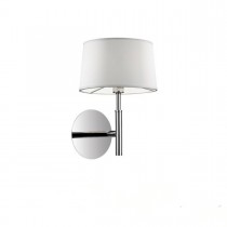 Applique dal design moderno con montatura in cromo con paralume. 1 luce (G9, 40W).