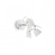 Applique dal design moderno con struttura in metallo verniciato bianco opaco, disponibile anche in versione nero. 1 luce (50 W, GU10)