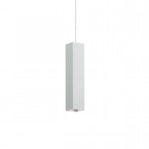 Sospensione al design moderno con struttura in metallo verniciato bianco, disponibile anche in diverse finiture,1 Luce (28W, GU10). 