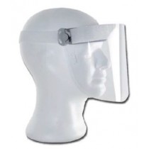 MASCHERINA / VISIERA di PROTEZIONE VISO realizzata in plexi trasparente