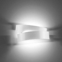 Applique in metallo bianco, disponibile anche in altre colorazioni, 1 punto luce 150W R7s ( 78mm)