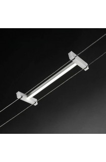 ELEMENTO PER TESATA LINEARE CON FINITURA DI COLORE BIANCO, LUCE A LED 9W ( 620lm - 3000K°) 