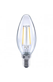  LAMPADINA OLIVA FILOLED ( E14 ) LED 2W EPISTAR 2700K LUCE CALDA 250 LUMEN  