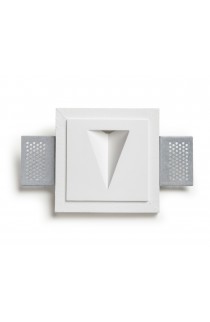 Segnapassi LED 2 W ad incasso dal design moderno, con struttura in gesso, tonalità di luce a scelta