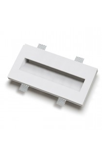 Segnapassi LED 5.5W ad incasso dal design moderno, con struttura in gesso, tonalità di luce a scelta