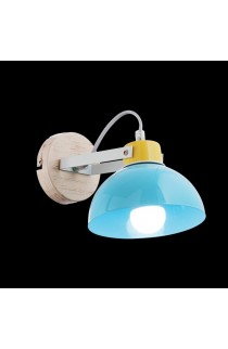 Applique moderna con struttura in metallo verniciato, 1 Luce ( E27, 60W ) 