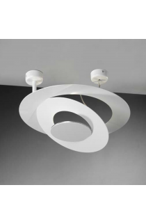 Plafoniera LED 20W 2000Lm dal design moderno con struttura in metallo verniciato disponibile in diverse finiture e in tonalità luce 3000°K