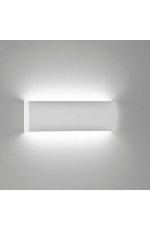 LINEARE APPLIQUE IN METALLO, CON FINITURA DI COLORE BIANCO 1 LUCE A LED 18W ( 3000°K )