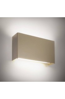 Applique minimale di colore bianco ( disponibile anche in altre colorazioni ) con luce a led ( 14W ) integrata.