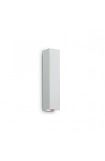 Applique al design moderno con struttura in metallo verniciato bianco, disponibile anche in diverse finiture,1 Luce (28W, GU10). 