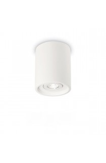 Plafoniera al design moderno con struttura in gesso, 1 Luce (35W, GU10). 