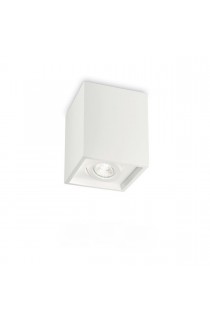 Plafoniera al design moderno con struttura in gesso, 1 Luce (35W, GU10). 