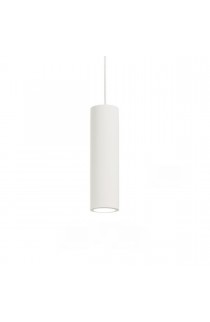 Sospensione al design moderno con struttura gesso, 1 Luce (35W, GU10). 