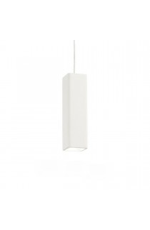 Sospensione al design moderno con struttura gesso, 1 Luce (35W, GU10). 