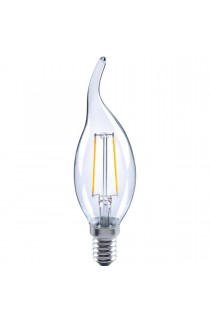  LAMPADINA COLPO DI VENTO FILOLED ( E14 ) LED 2W EPISTAR 2700K LUCE CALDA 250 LUMEN  