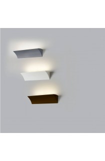 Lampada da parete in metallo verniciato dal design essenziale, 4 luci 4.2W a LED ( 1920Lm, 3000°K ) 