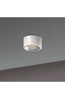 Plafoniera con forma rotonda di colore bianco , luce a Led integrato ( 1118Lm - 3200°K )