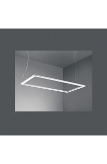 Sospensione LED Monoemissione 60W, dal design moderno con corpo in alluminio verniciato, tonalità di luce 3000K o 4000K