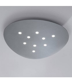 PLAFONIERA SOFFITTO DI FORMA TONDEGGIANTE CON CORPO IN ALLUMINIO, 1 LUCI A LED (4.5W)