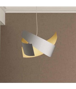 Lampada a Sospensione in metallo in diverse colorazioni, 3 Punti Luce Alogeni 46W E27