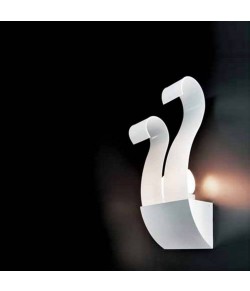 FLAVER Applique in vetro bianco modello ANTIBES A 30.338 , 2 Luci