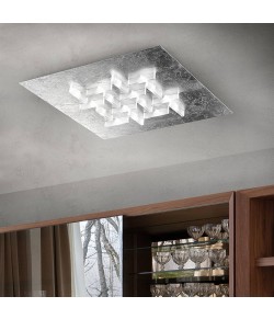 PLAFONIERA SOFFITTO QUADRATA IN VARIE COLORAZIONI A LED 19W 