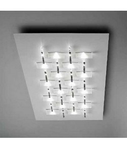 PLAFONIERA SOFFITTO RETTANGOLARE  IN VARIE COLORAZIONI CON LUCE A LED 70W 