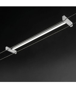ELEMENTO PER TESATA LINEARE CON FINITURA DI COLORE BIANCO, LUCE A LED 18W ( 1240lm - 3000K°) 