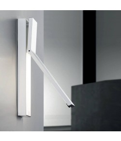 Lampada da parete in metallo verniciato dal design innovativo, 1 luce 7.5W a LED ( 750Lm, 3000°K ) 