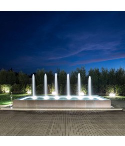 Incasso INOX Uplight da Esterno e immersione a LED RGBW 18W IP68