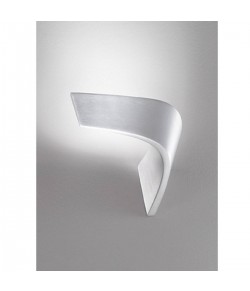 Moderna Applique di colore bianco laccato con struttura in alluminio pressofuso, 1 luce a led 23W ( 2400Lm )