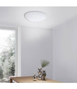 LAMPADA DA INCASSO DI COLORE GRIGIO A 3 LED DI FORMA TONTEGGIANTE, 3 LUCI A LED 13.5W 