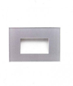 INCASSO A PARETE PER ESTERNO A LED 4W IN POLICARBONATO GRIGIO