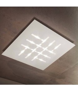 Plafoniera moderna da soffito quadrata con luce a Led 35W  in diverse colorazioni