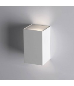 Lampada da parete in metallo verniciato , 2 luci 4,5W a LED ( 760Lm, 3000°K ) con luce in biemissione.