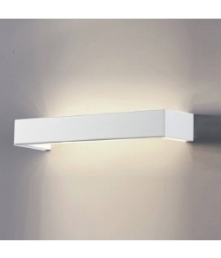 Lampada da parete in metallo verniciato e cromato, 1 luce 8.8W a LED ( 910Lm, 3000°K ) 