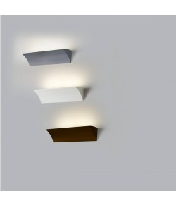 Lampada da parete in metallo verniciato dal design essenziale, 4 luci 4.2W a LED ( 1920Lm, 3000°K ) 