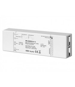 CENTRALINA LED per CONTROLLO DIMMER a TAGLIO DI FASE, Pulsante PUSH (N/A) , DALI, 0/1-10 Volt  UNIVERS. COMPATTA 