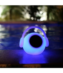 Lampada da Tavolo o Esterno 1  Luce a LED 3W con kit RGBW integrato e batterie ricaricabili