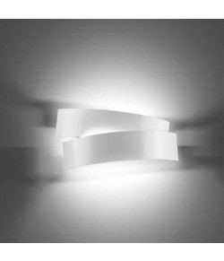 Applique in metallo bianco, disponibile anche in altre colorazioni, 1 punto luce 150W R7s ( 78mm)