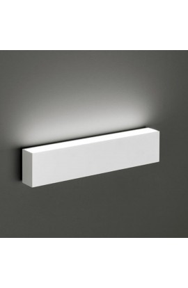Applique LED 11W 1350lm dal design moderno con struttura in metallo verniciato bianco. Tonalità luce 3000K