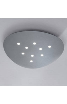 PLAFONIERA SOFFITTO DI FORMA TONDEGGIANTE CON CORPO IN ALLUMINIO, 1 LUCI A LED (4.5W)