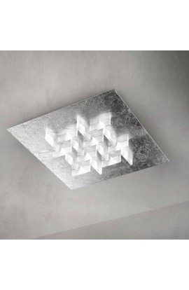 PLAFONIERA SOFFITTO QUADRATA IN VARIE COLORAZIONI A LED 35W 